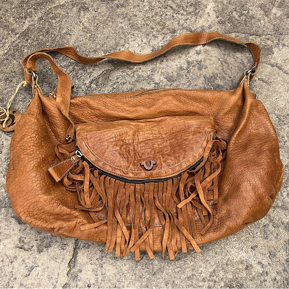 True Religion leather bag